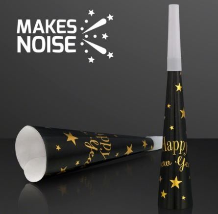 New Years Paper Horns